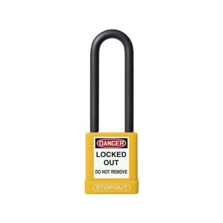 Accuform STOPOUT PLASTIC BODY ALUMINUM KDL724YL KDL724YL